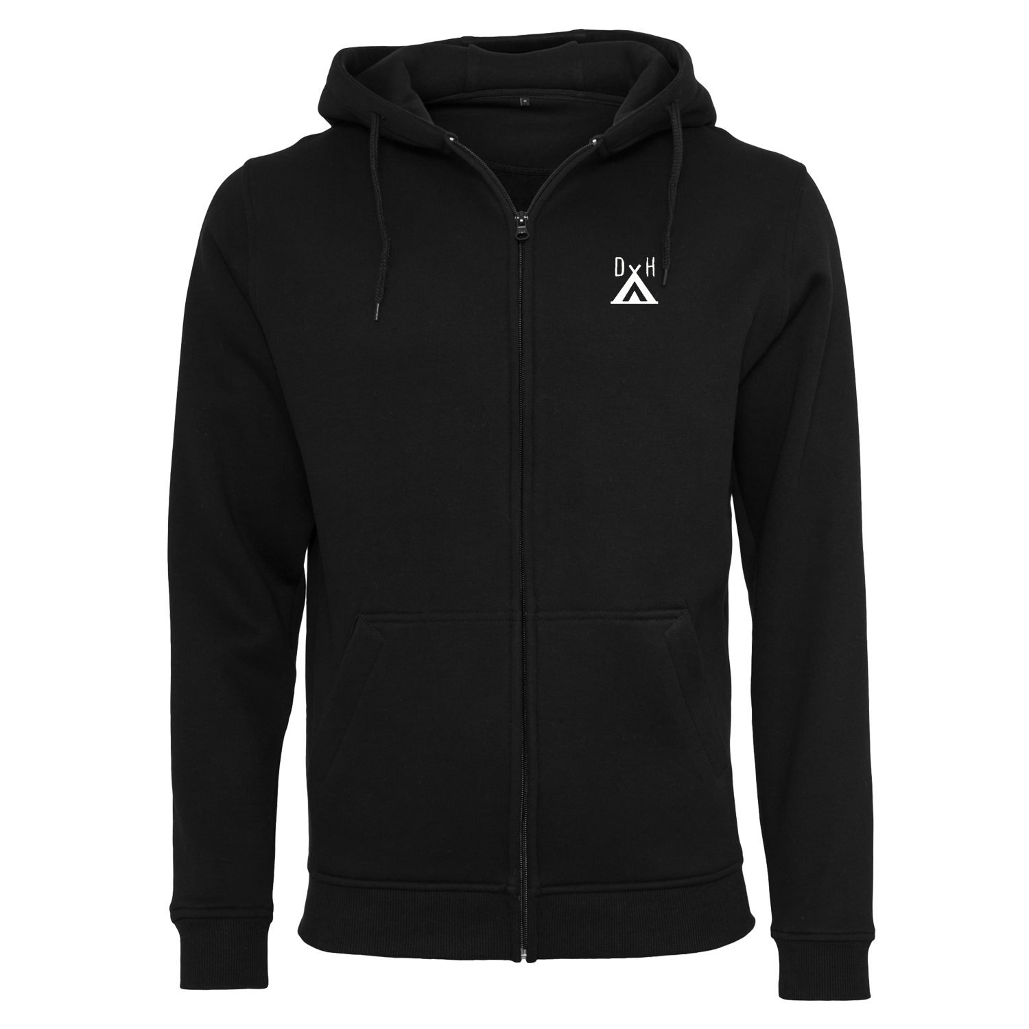 Zipper Unisex mit Druck vorne & hinten